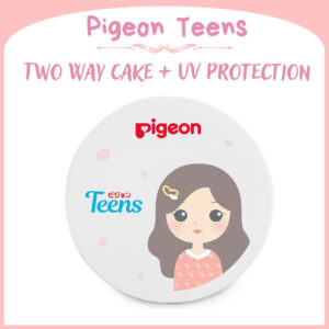pigeon teens two way cake + uv protection 14g/bedak padat