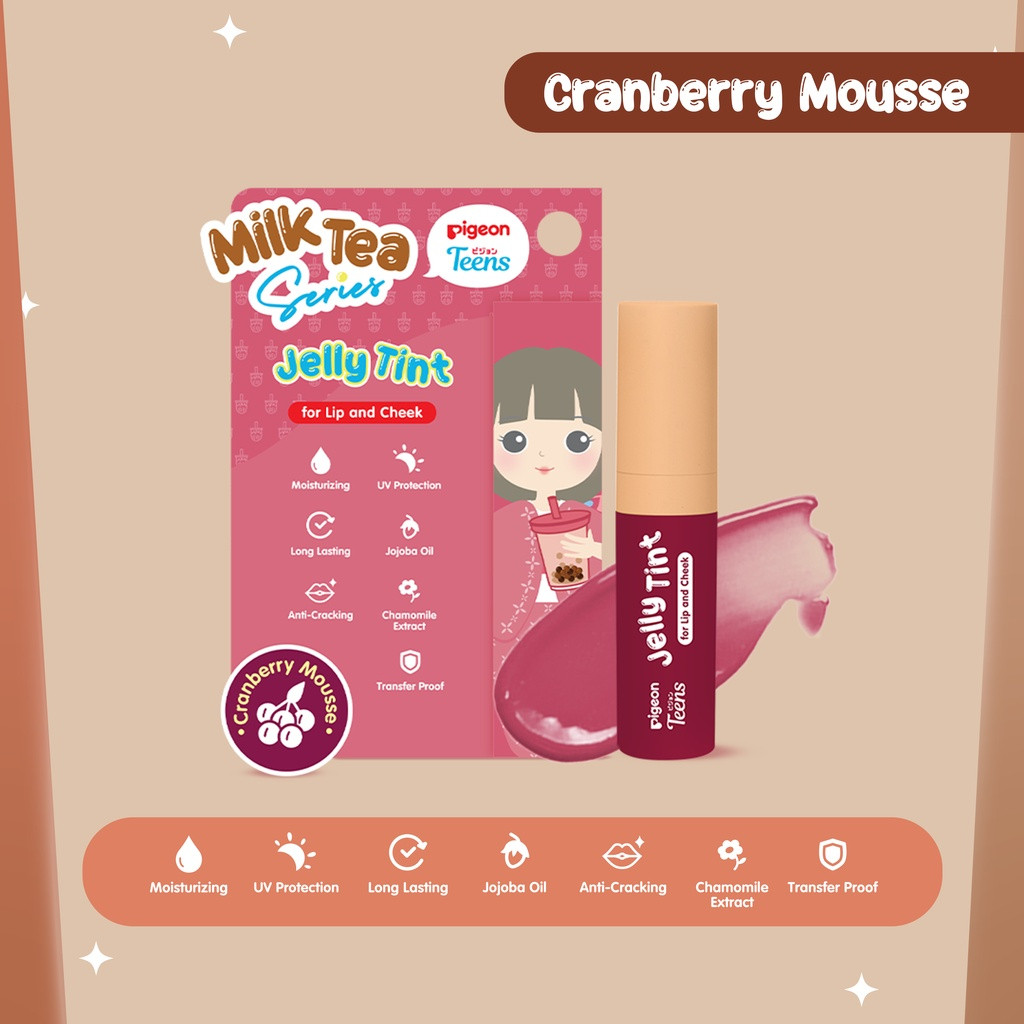 pigeon teens jelly tint for lip and cheek 2.2g/liptint pigeon teens jelly tint for lip and cheek 2.2g/liptint
