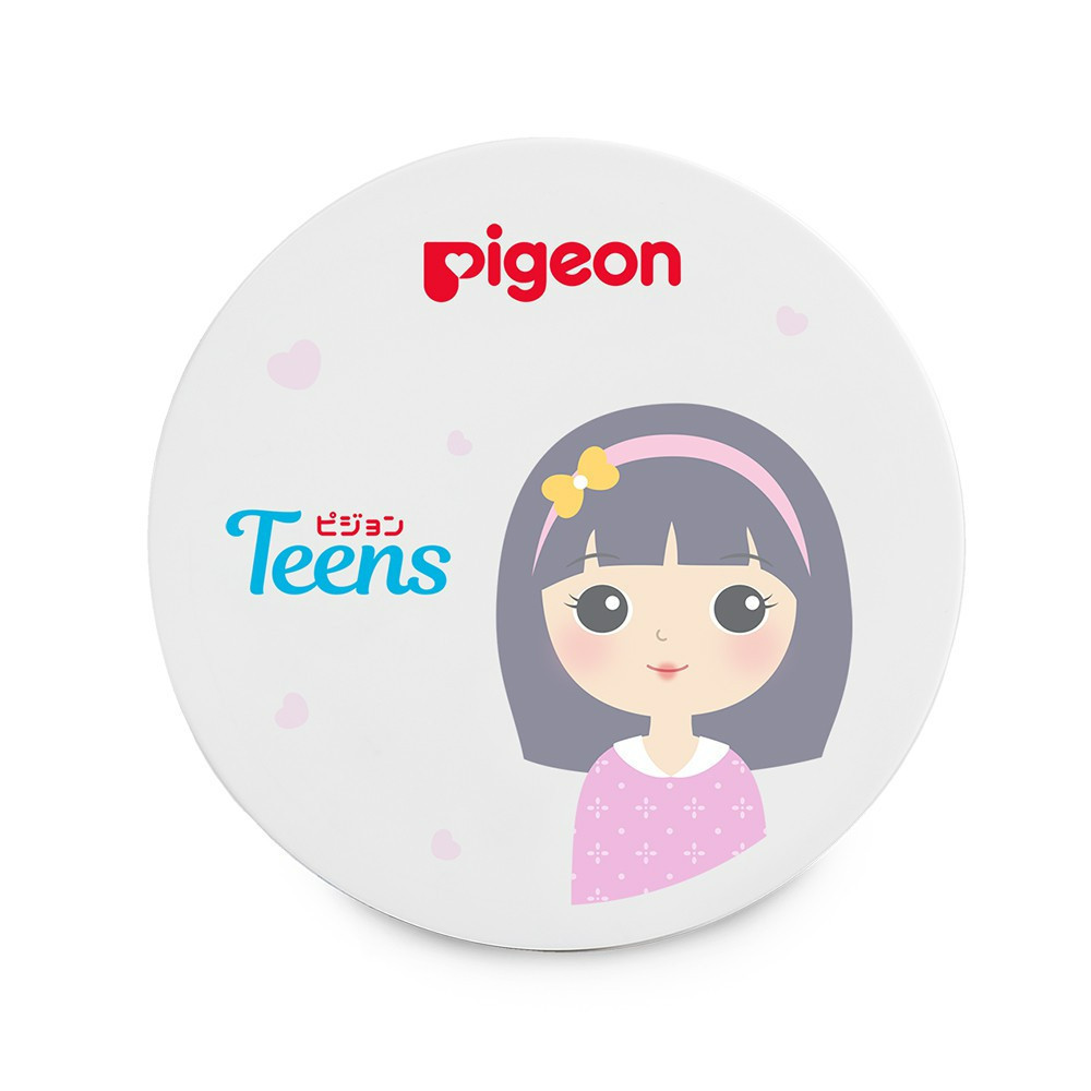 pigeon teens compact powder natural look 14g/bedak padat pigeon teens compact powder natural look 14g/bedak padat