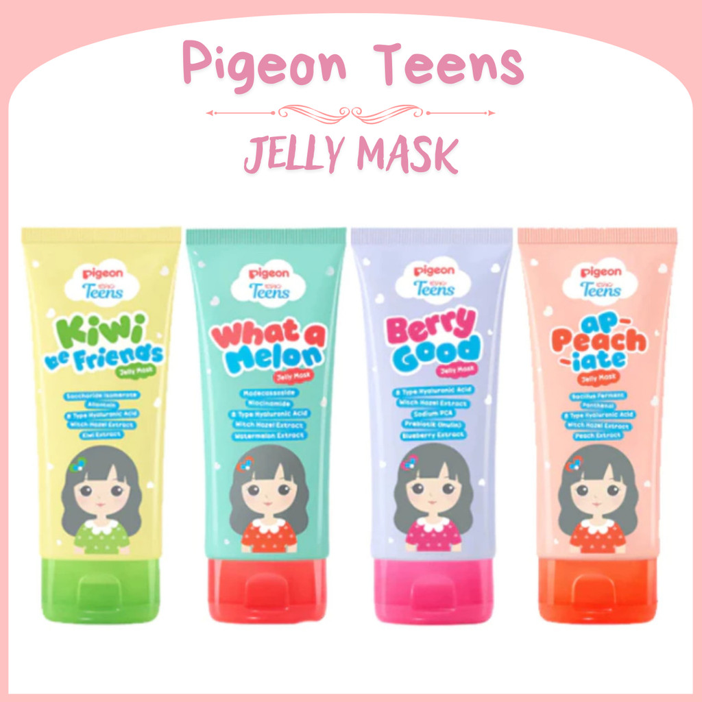 pigeon teens jelly mask 60ml/masker wajah pigeon teens jelly mask 60ml/masker wajah