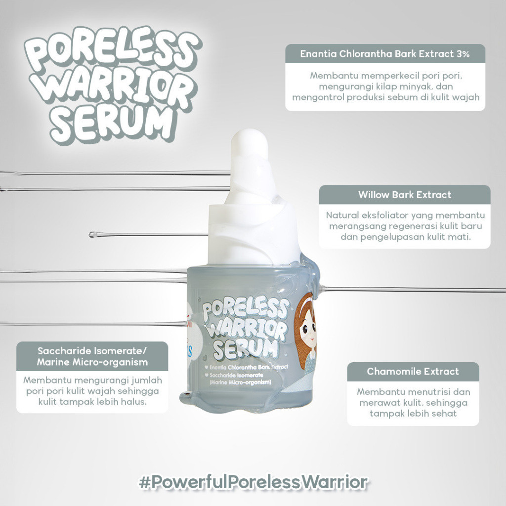 pigeon teens poreless warior serum 20ml/serum wajah pigeon teens poreless warior serum 20ml/serum wajah