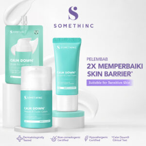 somethinc calm down skinpair r cover cream moisturizer/pelembab wajah
