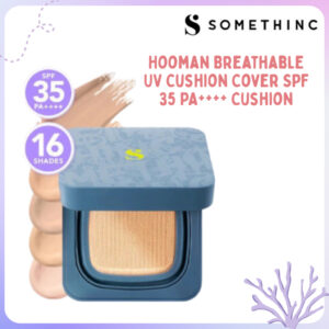 somethinc hooman breathable uv cushion cover spf 35 pa++++ /alas bedak