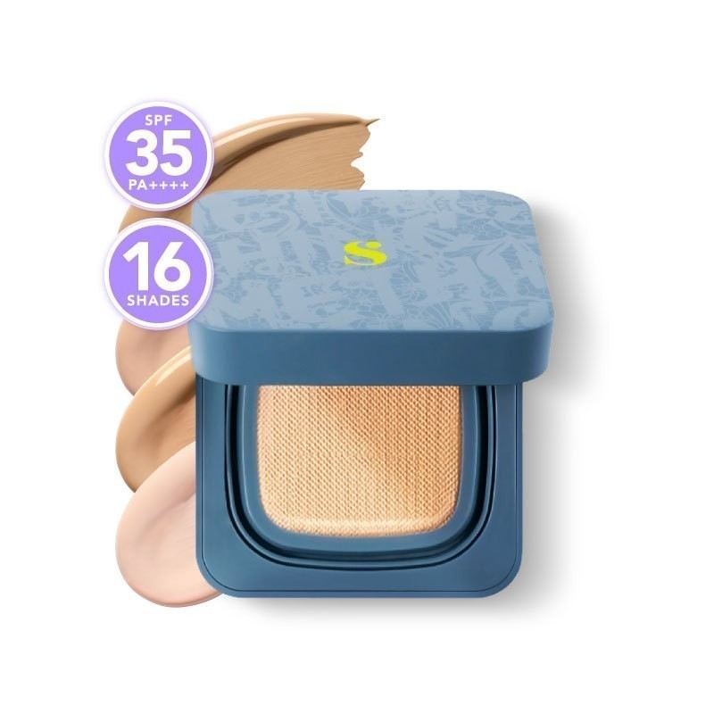 somethinc hooman breathable uv cushion cover spf 35 pa++++ /alas bedak somethinc hooman breathable uv cushion cover spf 35 pa++++ /alas bedak