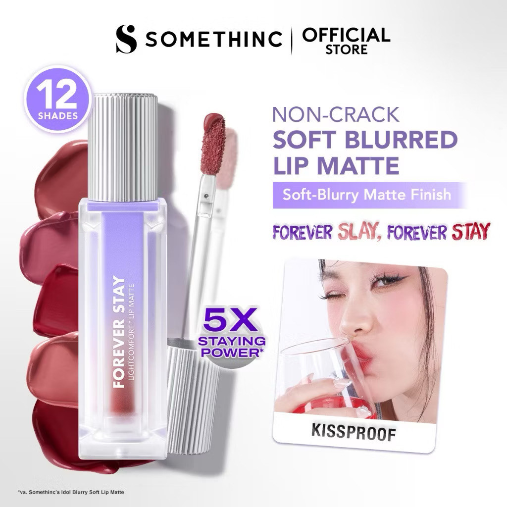 somethinc foreverstay lightcomfort lip matte somethinc foreverstay lightcomfort lip matte