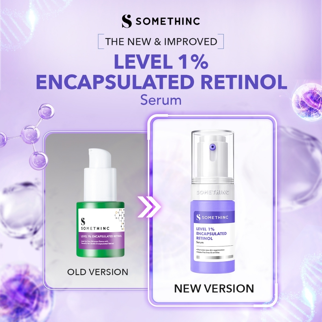 somethinc level 1% encapsulated retinol serum 20ml/serum wajah somethinc level 1% encapsulated retinol serum 20ml/serum wajah