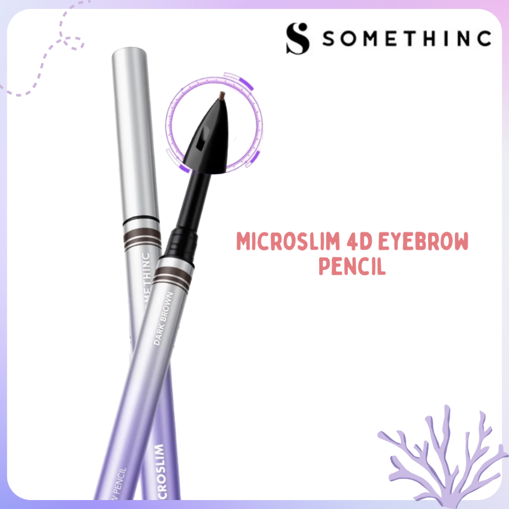 somethinc microslim 4d eyebrow pencil/pensil alis somethinc microslim 4d eyebrow pencil/pensil alis