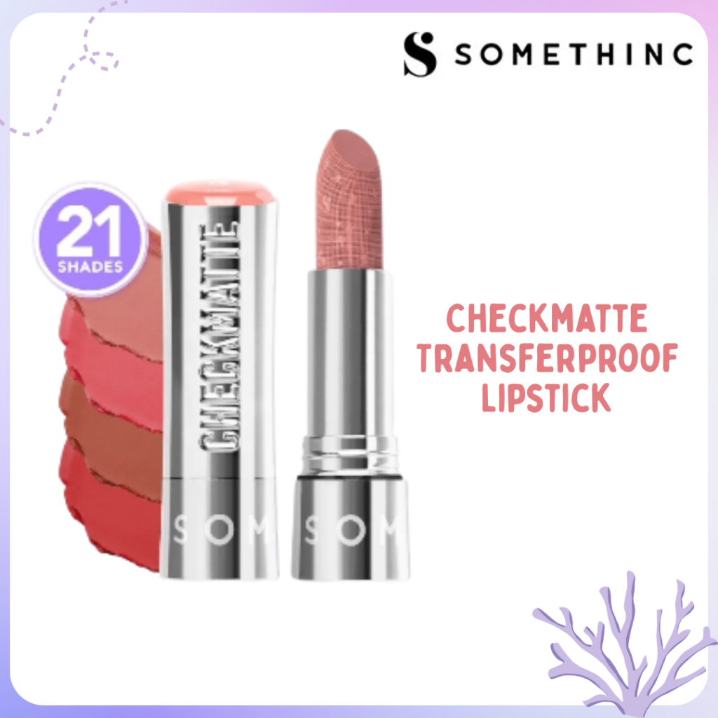 somethinc checkmatte transferproof lipstick/lipstik somethinc checkmatte transferproof lipstick/lipstik