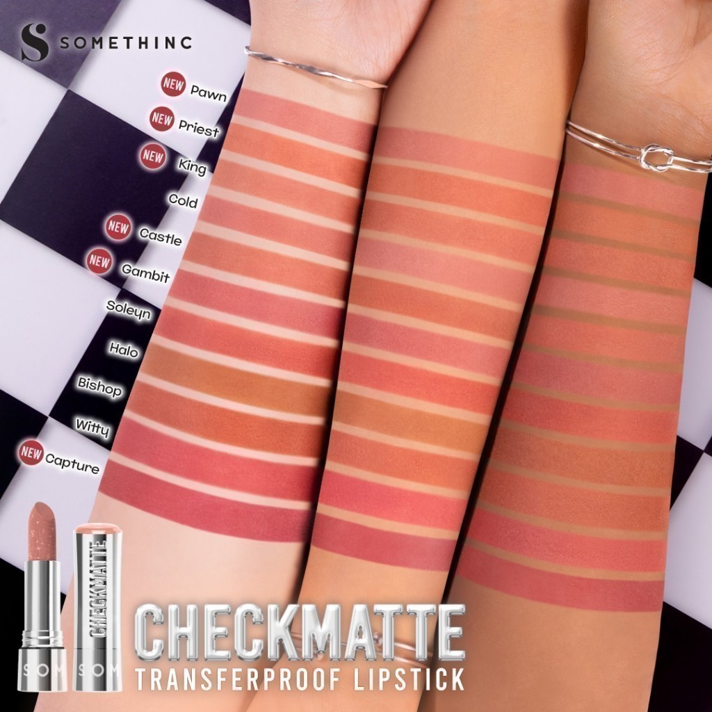 somethinc checkmatte transferproof lipstick/lipstik somethinc checkmatte transferproof lipstick/lipstik