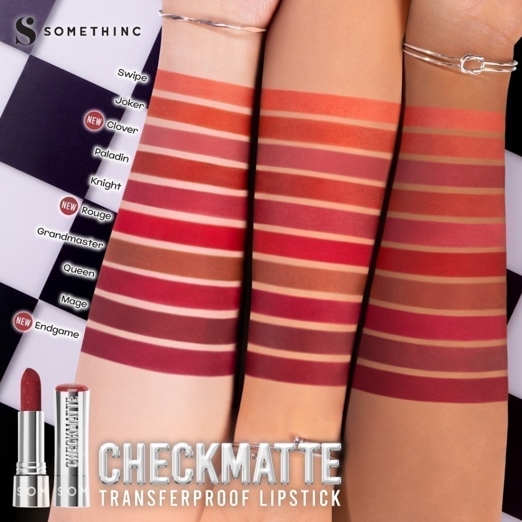 somethinc checkmatte transferproof lipstick/lipstik somethinc checkmatte transferproof lipstick/lipstik