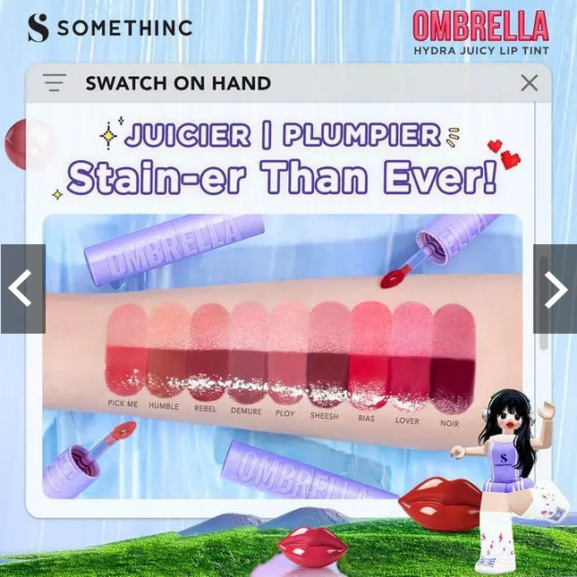 somethinc ombrella hydra juicy lip tint 2.5g/liptint somethinc ombrella hydra juicy lip tint 2.5g/liptint
