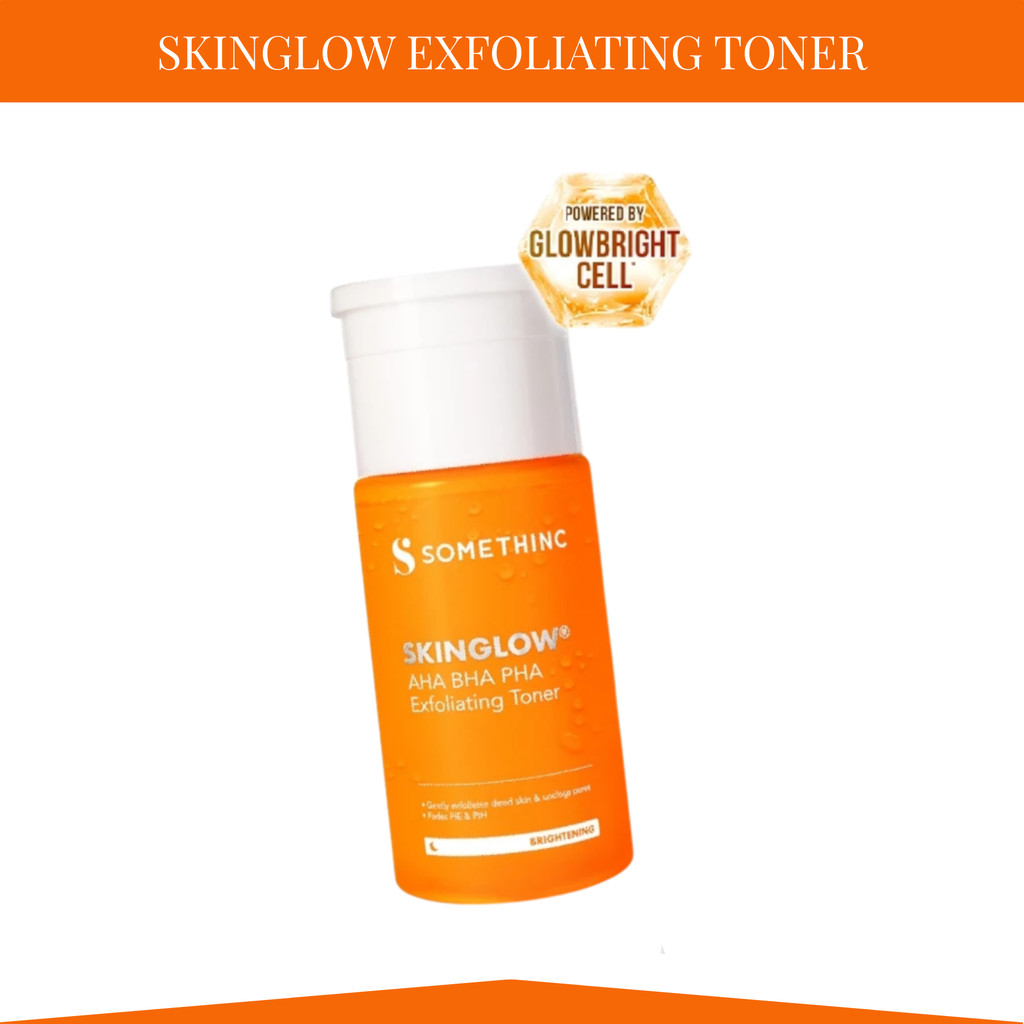somethinc skinglow aha bha pha exfoliating toner 100ml/toner eksfoliasi somethinc skinglow aha bha pha exfoliating toner 100ml/toner eksfoliasi