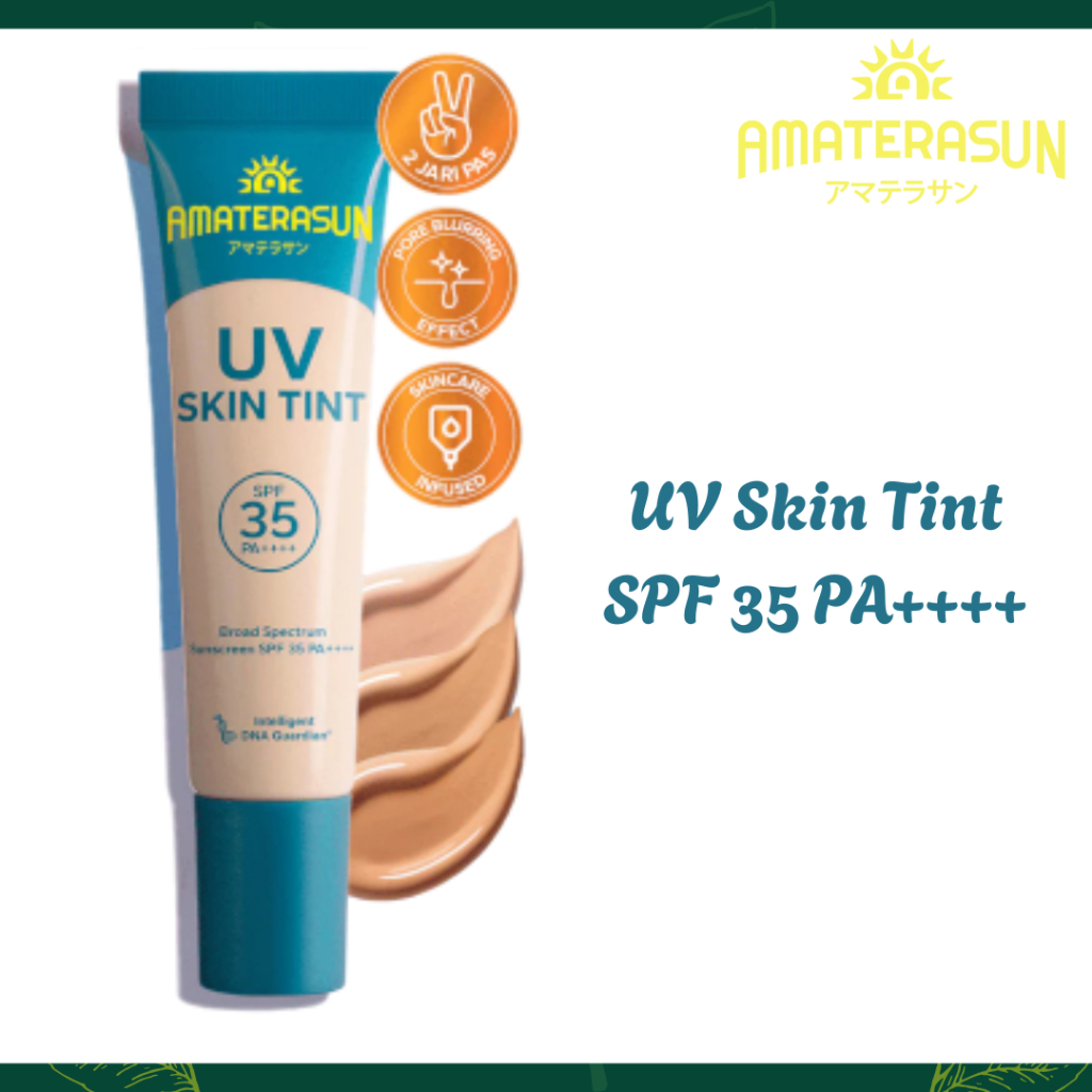 amaterasun uv skin tint spf 35 pa++++ 25g/alas bedak amaterasun uv skin tint spf 35 pa++++ 25g/alas bedak