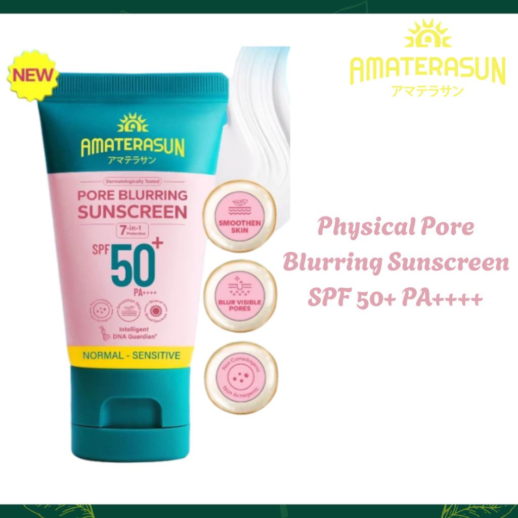 amaterasun pore blurring sunscreen spf 50 pa++++ 30g/tabir surya amaterasun pore blurring sunscreen spf 50 pa++++ 30g/tabir surya