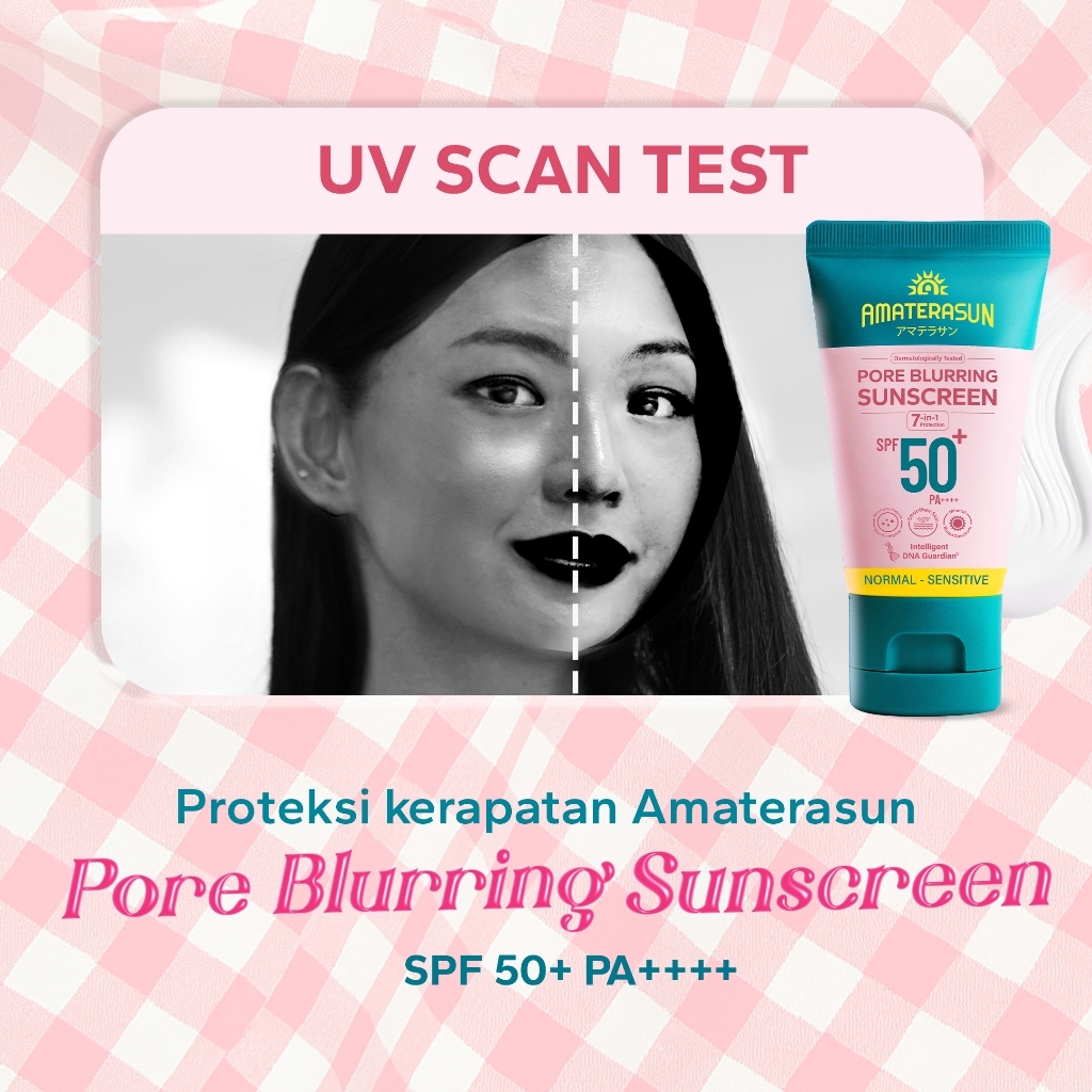 amaterasun pore blurring sunscreen spf 50 pa++++ 30g/tabir surya amaterasun pore blurring sunscreen spf 50 pa++++ 30g/tabir surya
