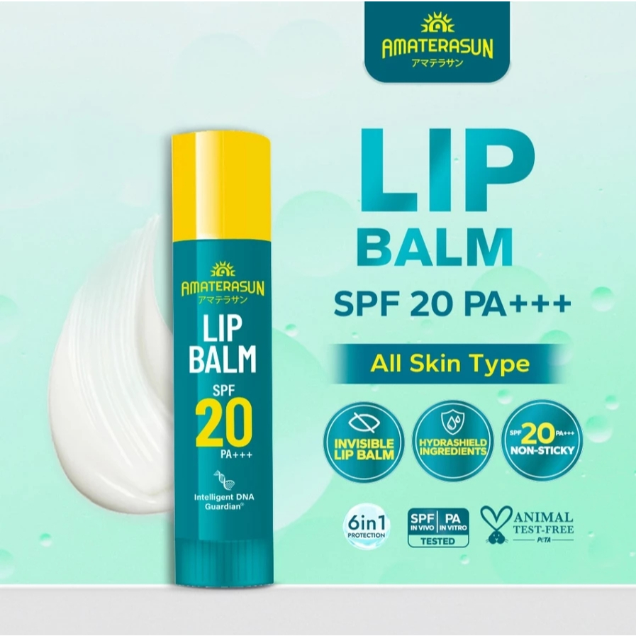 amaterasun lip balm spf 20 pa+++ 4.5g/pelembab bibir amaterasun lip balm spf 20 pa+++ 4.5g/pelembab bibir