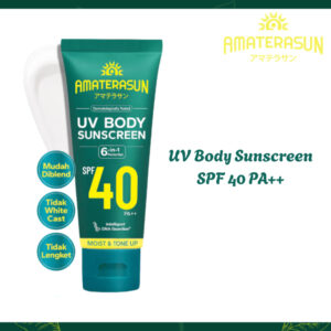 amaterasun uv body sunscreen spf 40 pa++ 100g/tabir surya