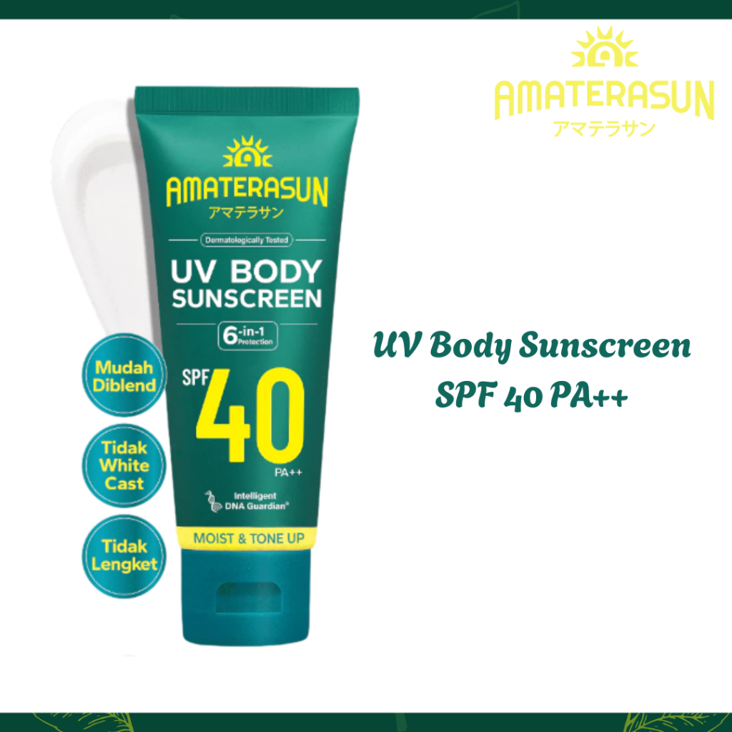 amaterasun uv body sunscreen spf 40 pa++ 100g/tabir surya amaterasun uv body sunscreen spf 40 pa++ 100g/tabir surya