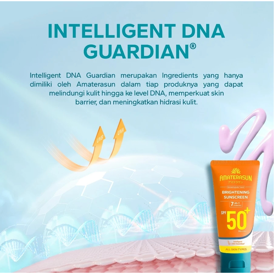 amaterasun brightening sunscreen spf 50+ pa++++ 40g/tabir surya amaterasun brightening sunscreen spf 50+ pa++++ 40g/tabir surya