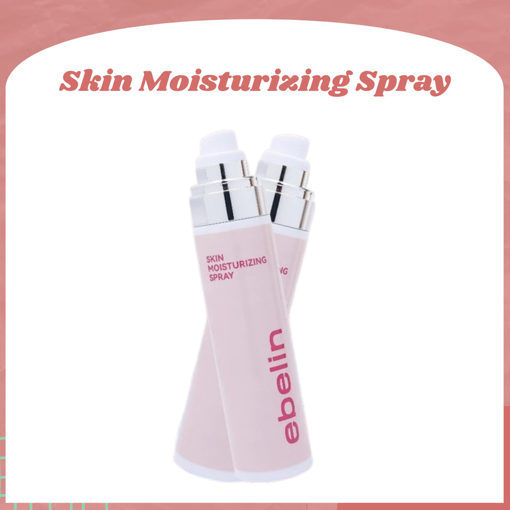 ebelin skin moisturizing spray 100ml/pengunci make up ebelin skin moisturizing spray 100ml/pengunci make up
