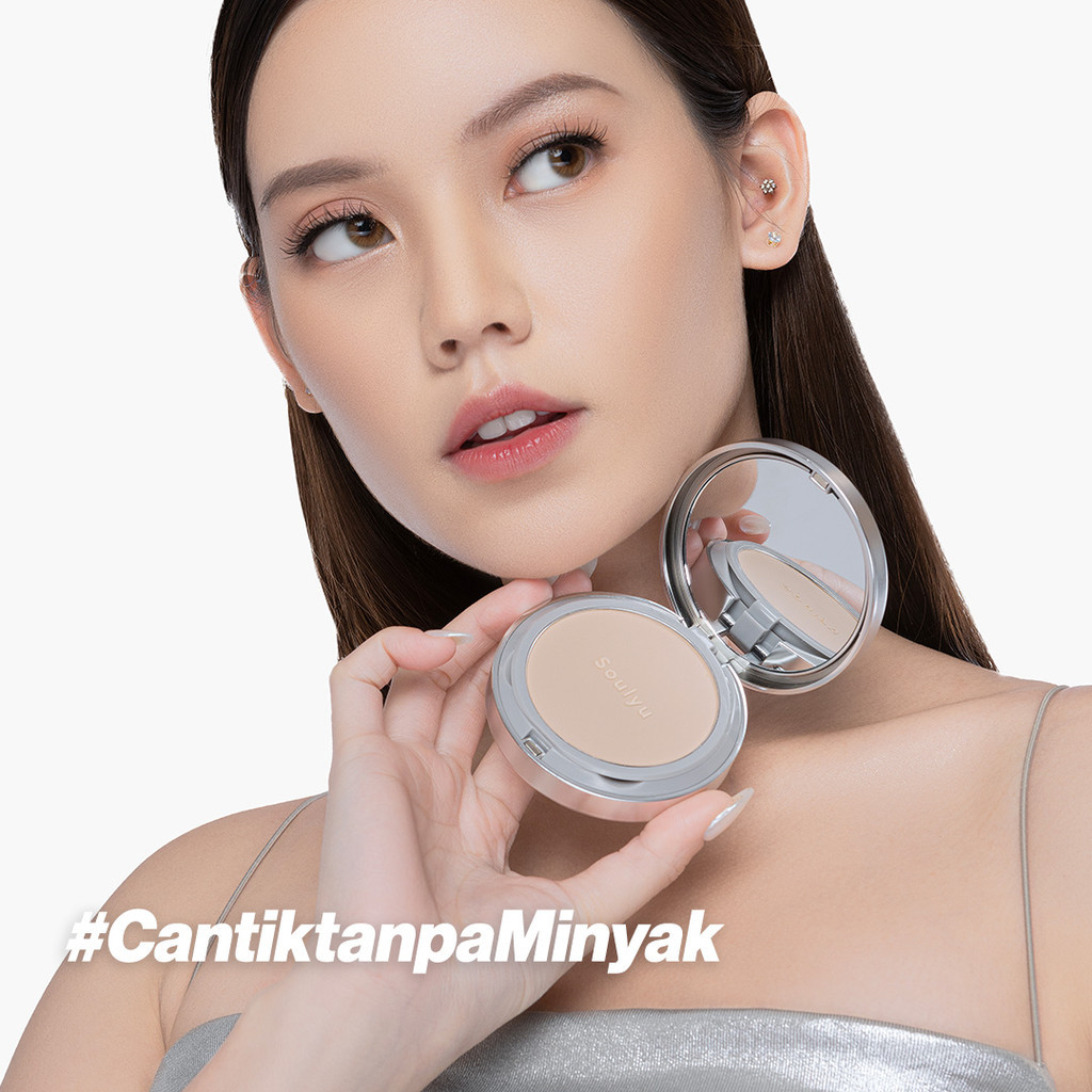 soulyu perfect blur powder foundation 9g/alas bedak soulyu perfect blur powder foundation 9g/alas bedak