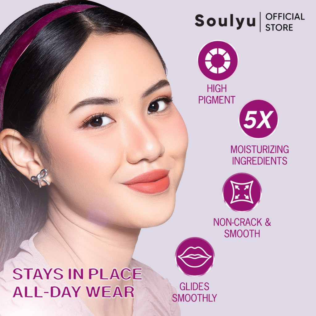 soulyu fluffy haze lip velvet 3ml/lip matte soulyu fluffy haze lip velvet 3ml/lip matte