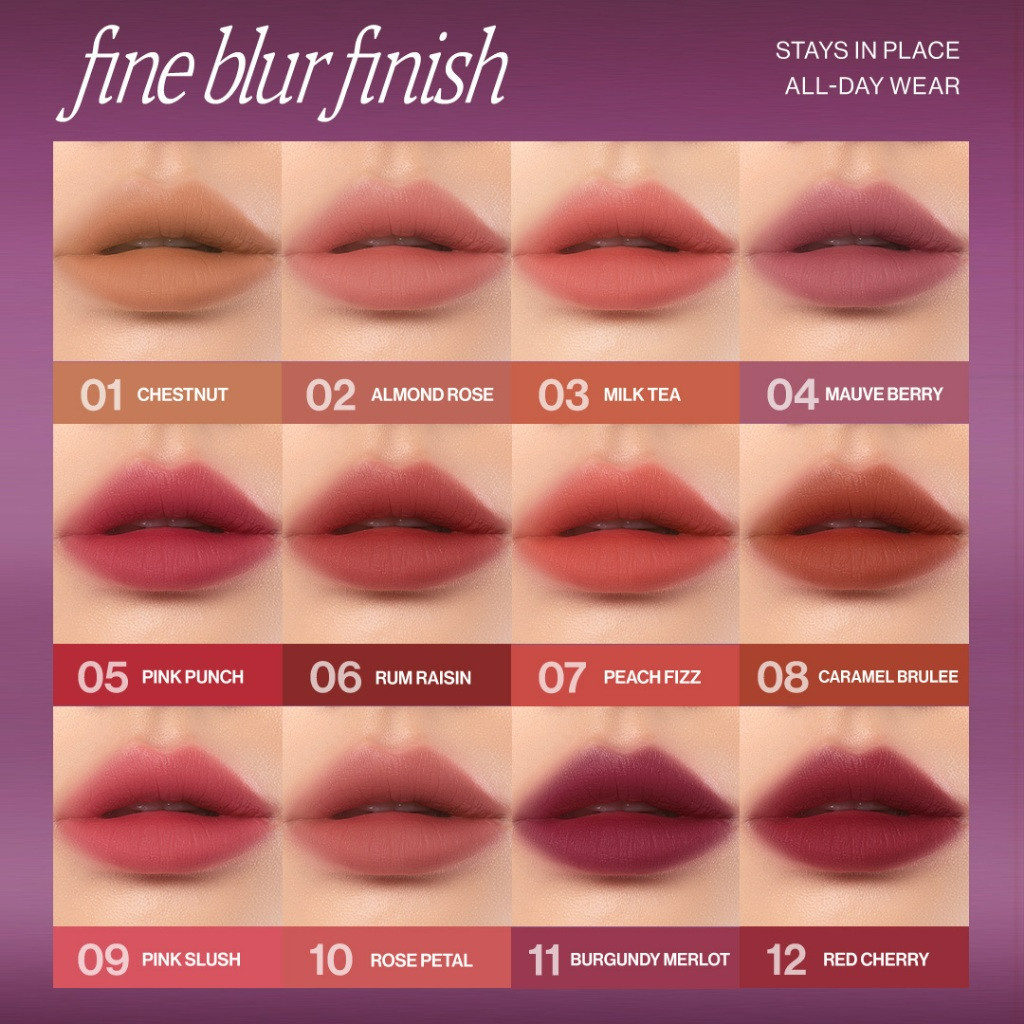 soulyu fluffy haze lip velvet 3ml/lip matte soulyu fluffy haze lip velvet 3ml/lip matte