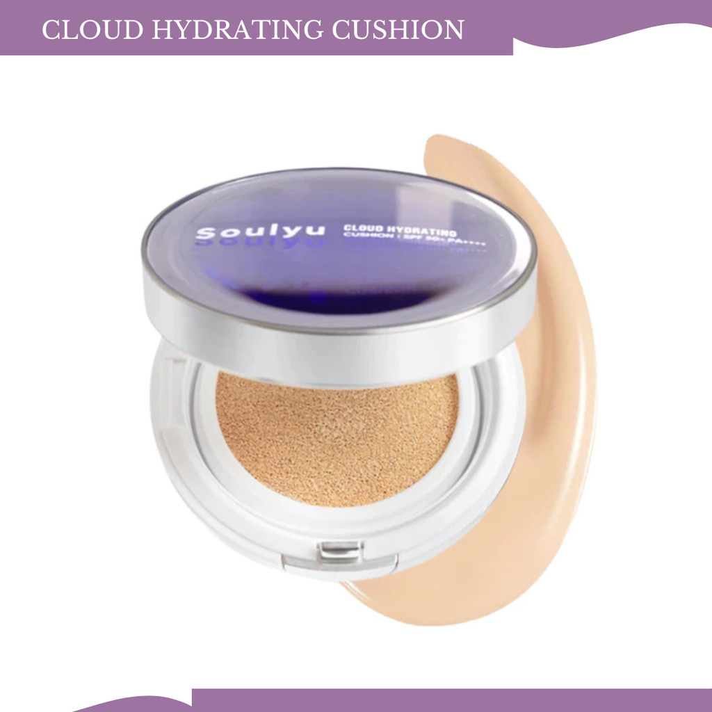 soulyu cloud hydrating cushion 12.5g/alas bedak soulyu cloud hydrating cushion 12.5g/alas bedak