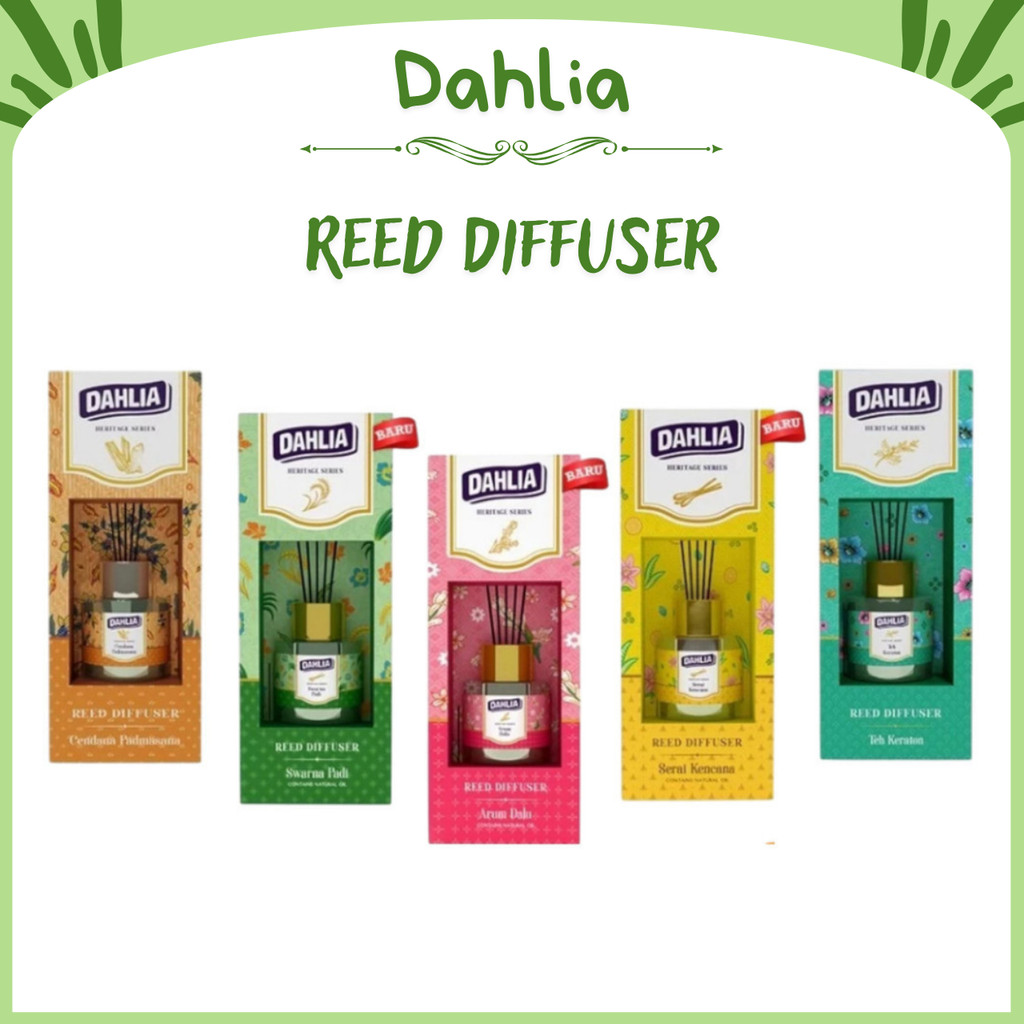 dahlia reed diffuser 30ml/pengharum ruangan aromaterapi dahlia reed diffuser 30ml/pengharum ruangan aromaterapi