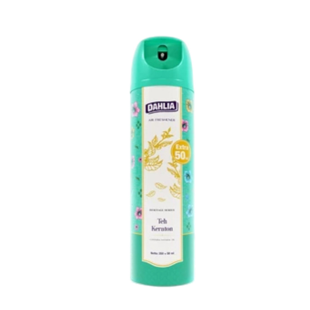 dahlia aerosol heritage series teh keraton 350ml plus 50ml/pengharum ruangan dahlia aerosol heritage series teh keraton 350ml plus 50ml/pengharum ruangan