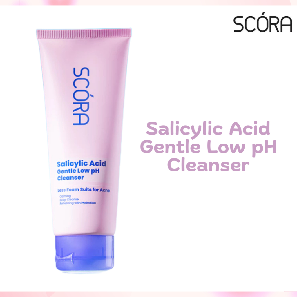 scora salicylic acid gentle low ph cleanser 100ml/pembersih wajah scora salicylic acid gentle low ph cleanser 100ml/pembersih wajah