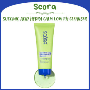scora succinic acid hydra calm low ph cleanser 100ml/pembersih wajah