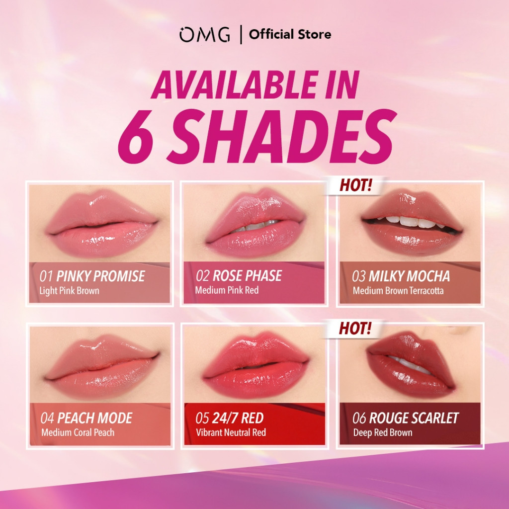 omg oh my glam gloss up tinted lip balm 3.5g omg oh my glam gloss up tinted lip balm 3.5g