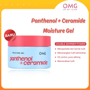 omg oh my glow panthenol + ceramide moisture gel 30g/pelembab wajah