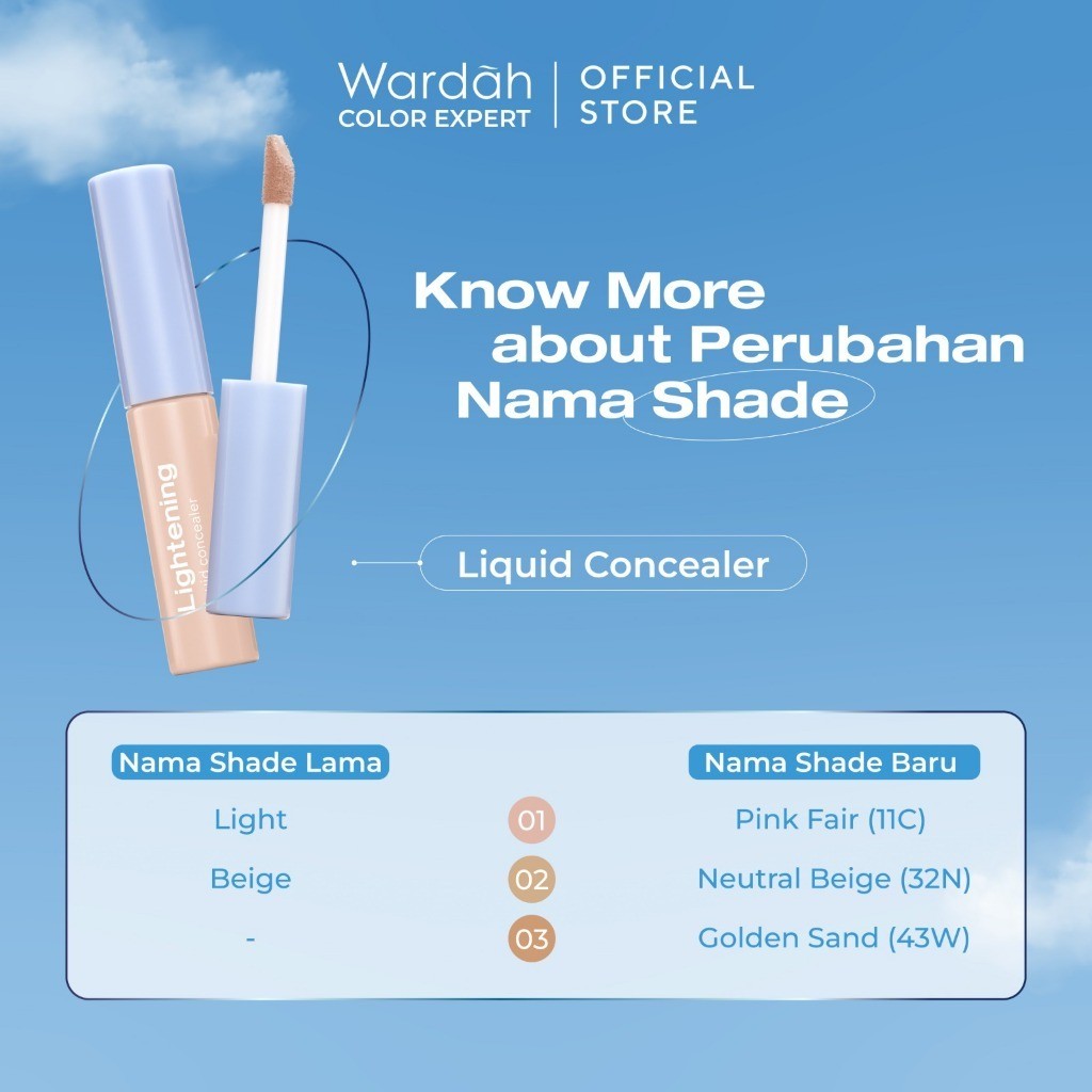 wardah lightening liquid concealer 6g wardah lightening liquid concealer 6g