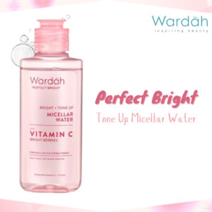 wardah perfect bright tone up micellar water 100ml/pembersih make up