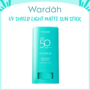 wardah uv shield light matte sun stick spf 50 pa+++ / sunscreen wajah