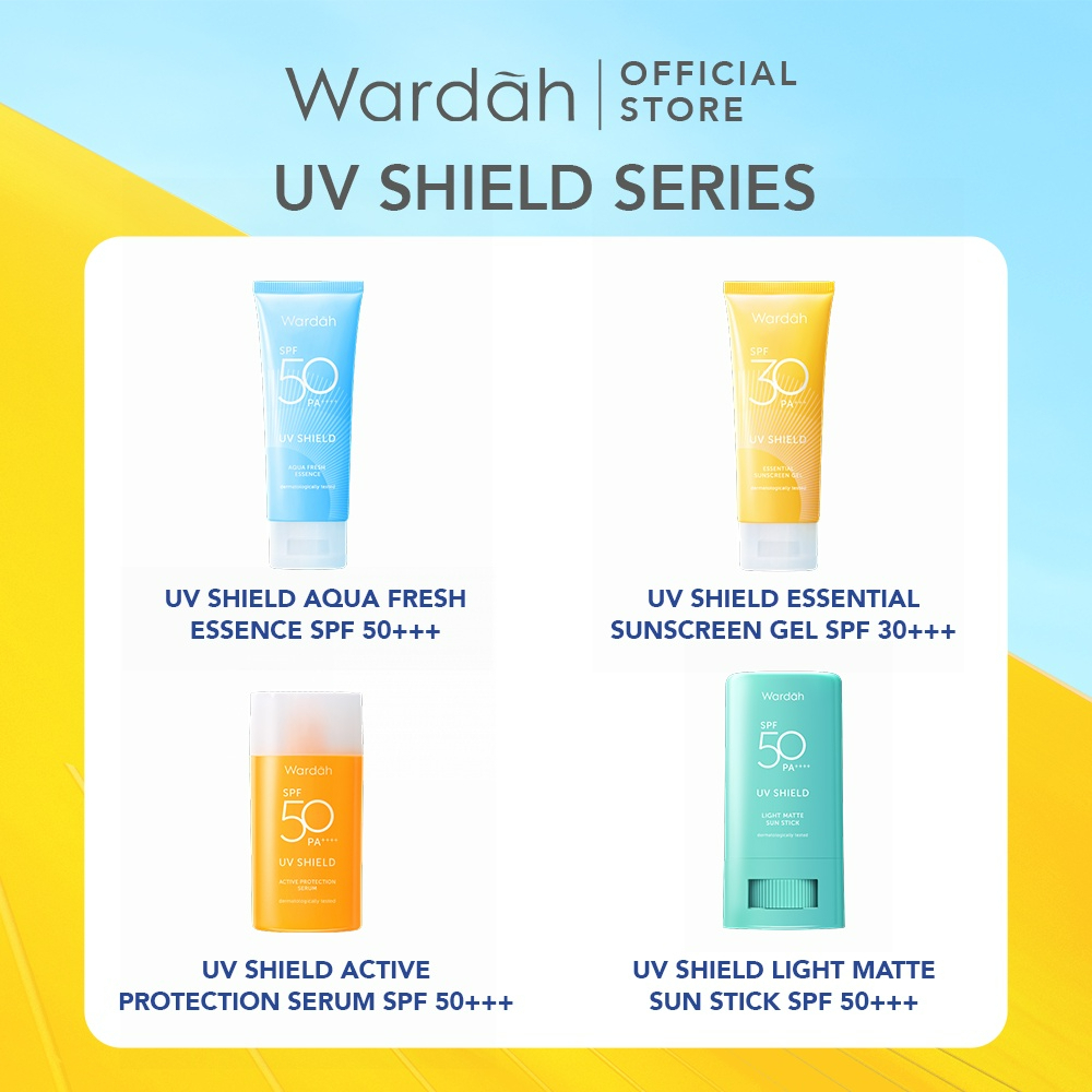 wardah uv shield light matte sun stick spf 50 pa+++ / sunscreen wajah wardah uv shield light matte sun stick spf 50 pa+++ / sunscreen wajah