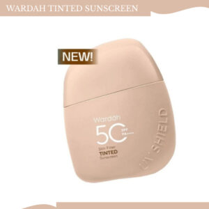 wardah uv shield skin filter tinted sunscreen spf 50 pa+++ 30ml/tabir surya