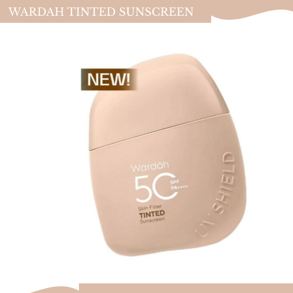 wardah uv shield skin filter tinted sunscreen spf 50 pa+++ 30ml/tabir surya wardah uv shield skin filter tinted sunscreen spf 50 pa+++ 30ml/tabir surya