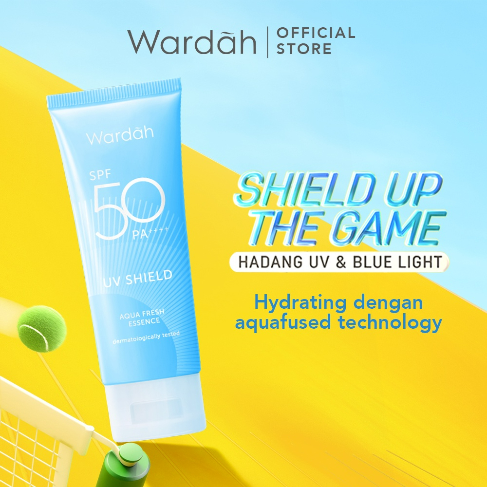 wardah uv shield aqua fresh essence spf 50 pa+++ wardah uv shield aqua fresh essence spf 50 pa+++
