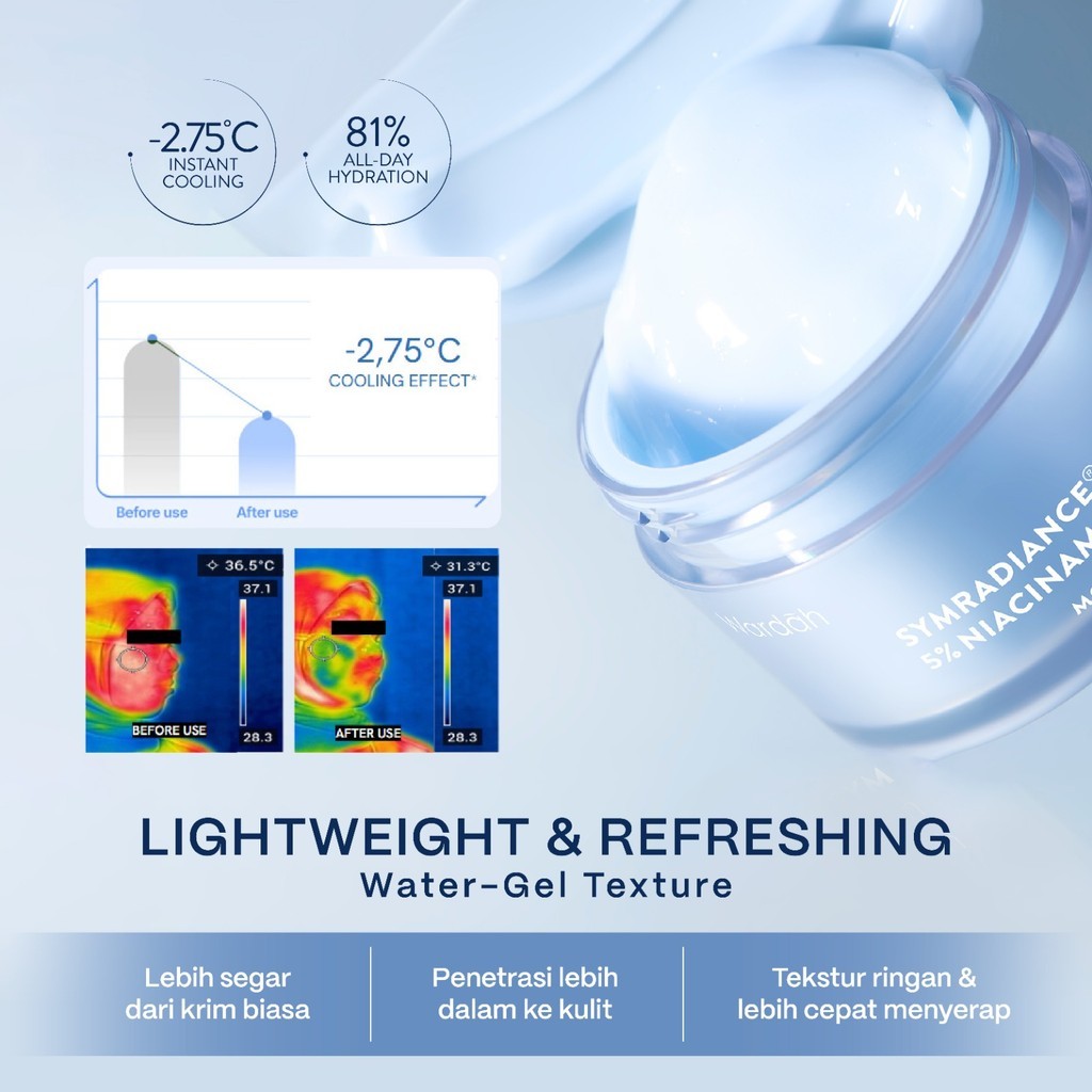 wardah symradiance 399 niacinamide bright and barrier boost moisture gel 30g/pelembab wajah wardah symradiance 399 niacinamide bright and barrier boost moisture gel 30g/pelembab wajah