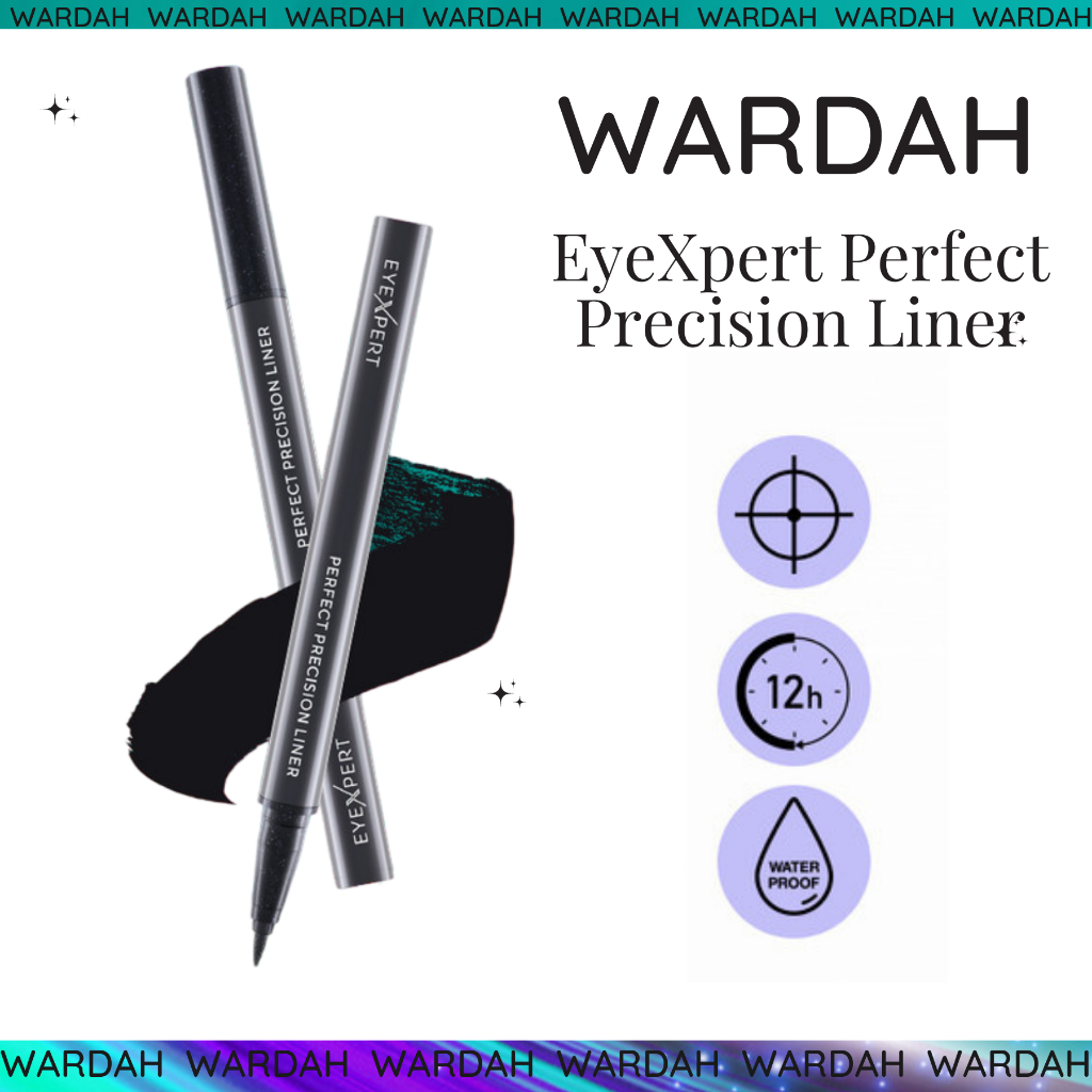 wardah eyexpert perfect precision liner 1ml | waterproof eyeliner wardah eyexpert perfect precision liner 1ml | waterproof eyeliner