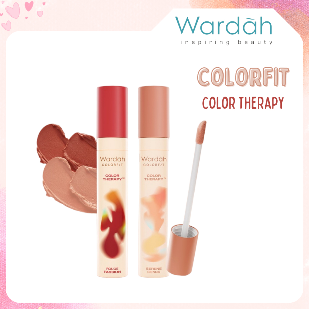 wardah colorfit velvet matte lip mousse color therapy 4g/lip velvet/lip matte/lipstick wardah colorfit velvet matte lip mousse color therapy 4g/lip velvet/lip matte/lipstick