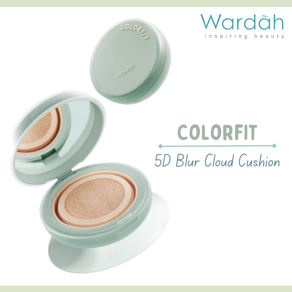 wardah colorfit 5d blur cloud cushion matte finish 18h spf 50 pa++++ 15gr wardah colorfit 5d blur cloud cushion matte finish 18h spf 50 pa++++ 15gr