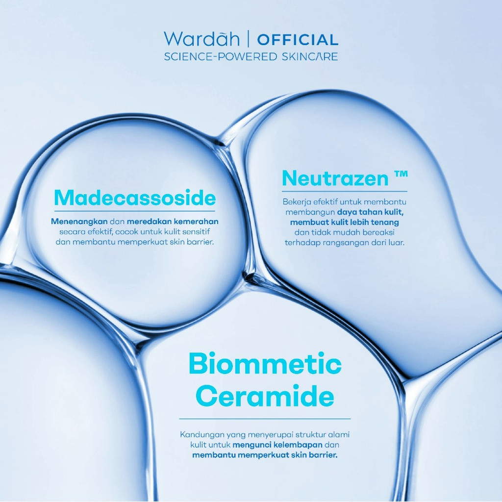 wardah derma sensitive skin rescue moisturizer neutrazen madecassoside 50g/pelembab wajah wardah derma sensitive skin rescue moisturizer neutrazen madecassoside 50g/pelembab wajah