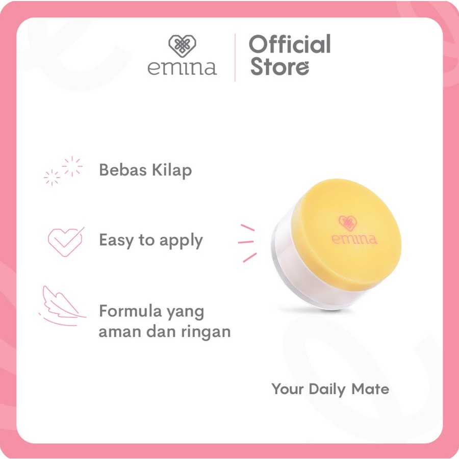 emina daily matte loose powder 20g | bedak tabur emina daily matte loose powder 20g | bedak tabur