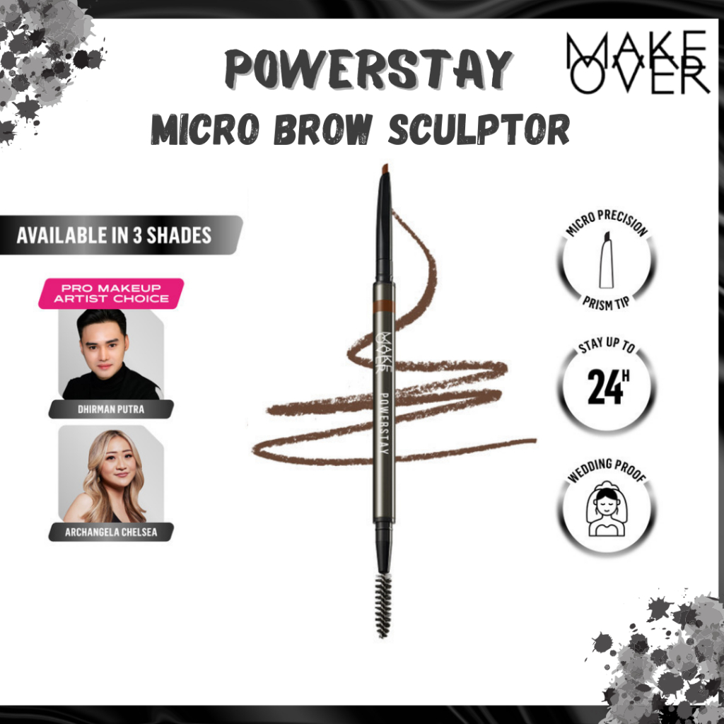 make over powerstay micro brow sculptor/pensil alis make over powerstay micro brow sculptor/pensil alis