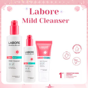 labore sensitive skincare gentle biome mild cleanser 15ml & 100ml & 225ml/pembersih wajah