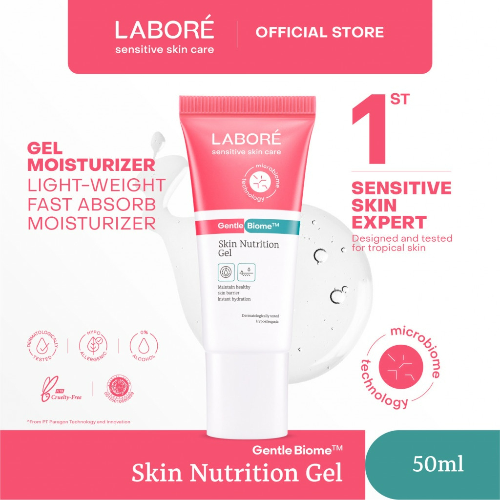 labore sensitive skincare gentle biome skin nutrition gel 50ml gel pelembab kulit sensitif labore sensitive skincare gentle biome skin nutrition gel 50ml gel pelembab kulit sensitif